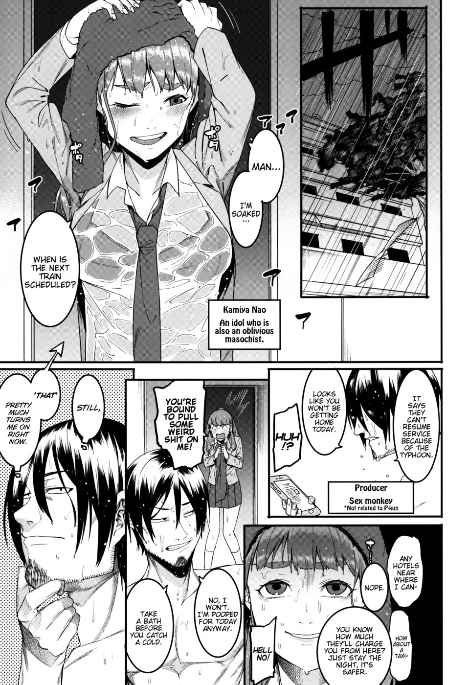 Hentai Manga Comic-Hai-Couple rainstorm-Read-3